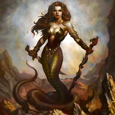 Схема вышивки «нагайна»