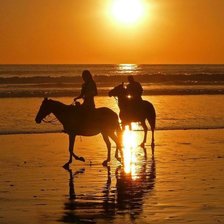 Схема вышивки «на закате»