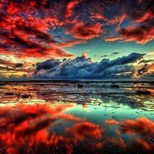 Схема вышивки «Закат»