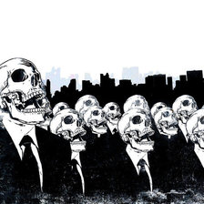 Схема вышивки «Восстание мертвецов»