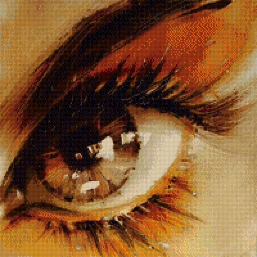 Глаза - глаз, взгляд, ресницы - предпросмотр