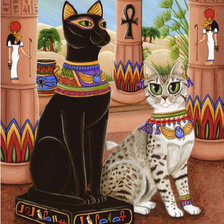 Схема вышивки «Бастет-1»