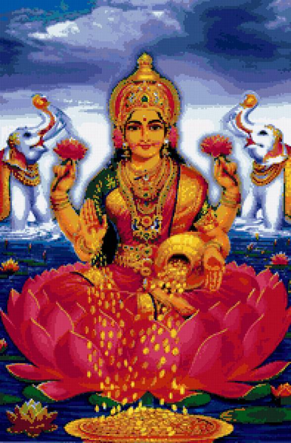 Богиня Лакшми - индия, богиня лакшми - предпросмотр