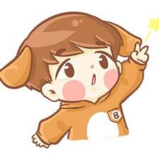 Схема вышивки «chibi baek»