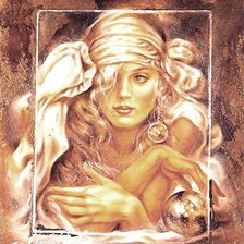 Схема вышивки «Гадалка»