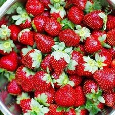 Схема вышивки «клубничка»