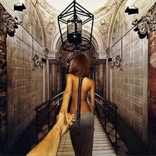 Схема вышивки «Следуй за мной. Фотография Мурада Османна»