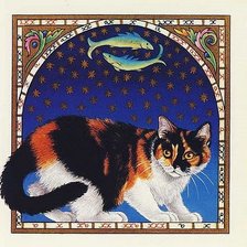 Схема вышивки «Знаки зодиака "Рыбы"»