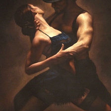 Схема вышивки «Танго вдвоем»