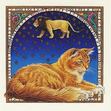 Схема вышивки «Знаки зодиака "Лев"»