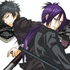 Схема вышивки «мукуро и хибари»