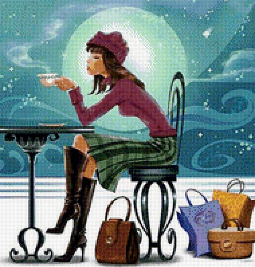 После шопинга - чаепитие, покупки - предпросмотр