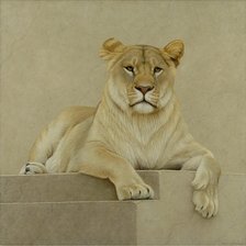 Схема вышивки «львица»