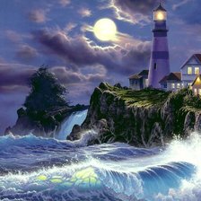 Схема вышивки «маяк»