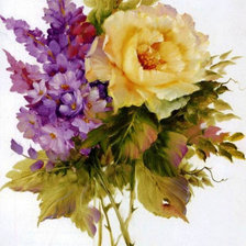 Схема вышивки «Букет»