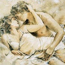 Схема вышивки «Поцелуи от Мануэля Ланце»