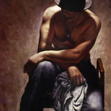 Схема вышивки «Мистер ИКС»