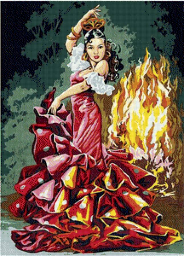 серия ,,женщины" - женщина.цыганка. - предпросмотр