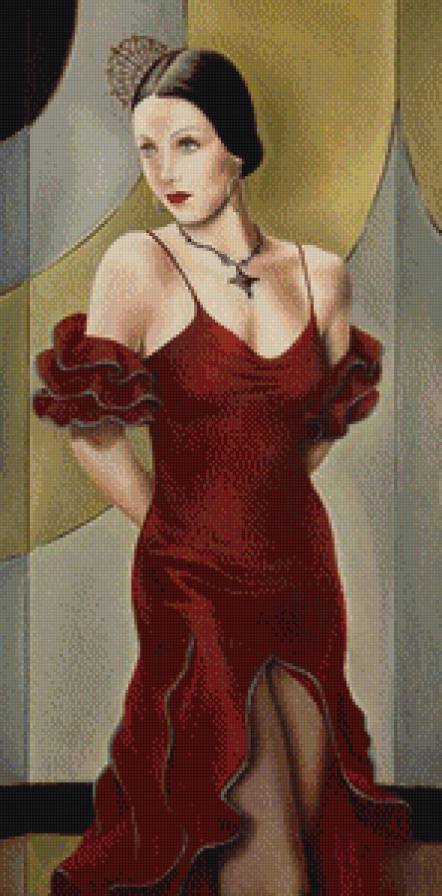 серия ,,женщины" - женщина.испанка - предпросмотр