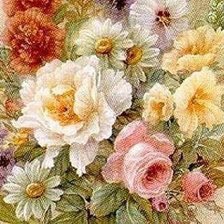 Схема вышивки «цветы»