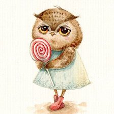 Схема вышивки «Совушка-милашка 3»