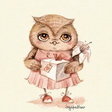 Схема вышивки «Совушка-милашка 2»