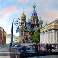 Схема вышивки «Храм Спаса на Крови»