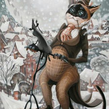 Схема вышивки «Коты Надежды Соколовой»