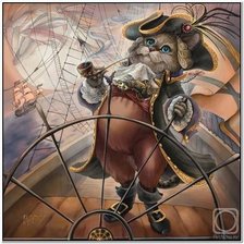 Схема вышивки «Коты Надежды Соколовой»