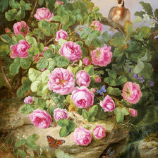 Схема вышивки «Дикая роза»