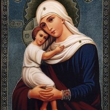 Схема вышивки «Богородиця»