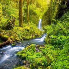 Схема вышивки «Горная река!!!»