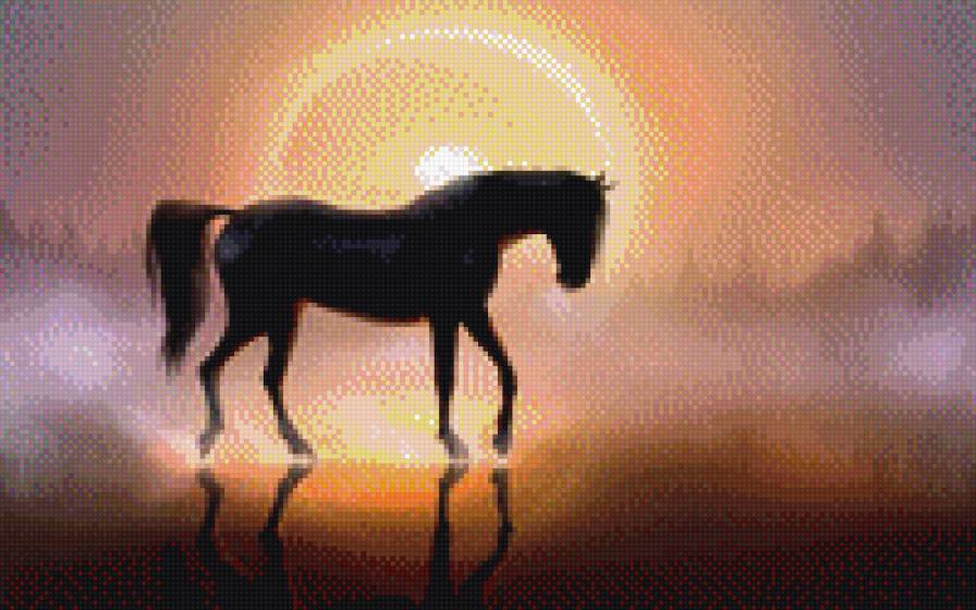 на закате - предпросмотр