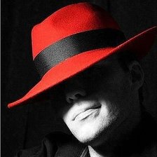 Схема вышивки «Очарование красного. Мужчина.»