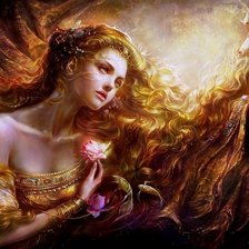 Схема вышивки «Томленье снов.»