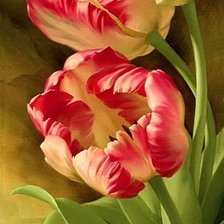 Панно. Тюльпаны.