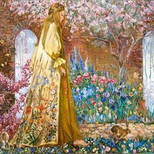 Схема вышивки «Дeва»