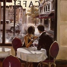 Схема вышивки «встреча»