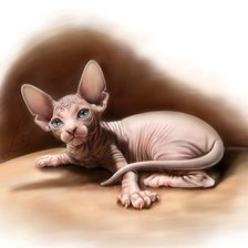 Схема вышивки «Котейка.»