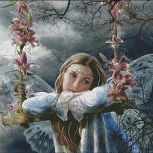 Схема вышивки «Фея»