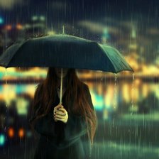 Схема вышивки «под дождем»