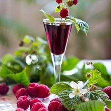 Схема вышивки «Малиновая радость»