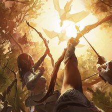 Схема вышивки «Охота»