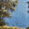 Предпросмотр схемы вышивки «дорога в лесу» (№966908)