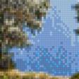 Предпросмотр схемы вышивки «дорога в лесу» (№966909)