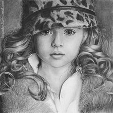 Схема вышивки «маленькая модница»