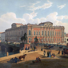 Схема вышивки «Аничков мост»