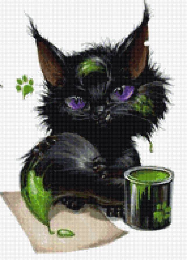 Куняша - котенок, мейн-кун - предпросмотр