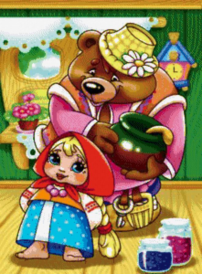 Маша и медведь - сказки - предпросмотр