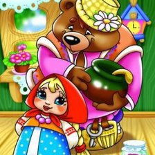 Схема вышивки «Маша и медведь»